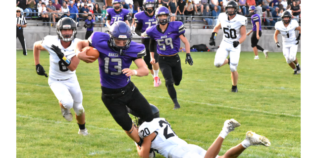 BAKER FOOTBALL: Bulldogs’ 4th-quarter rally falls just short in 21-19 loss at Molalla